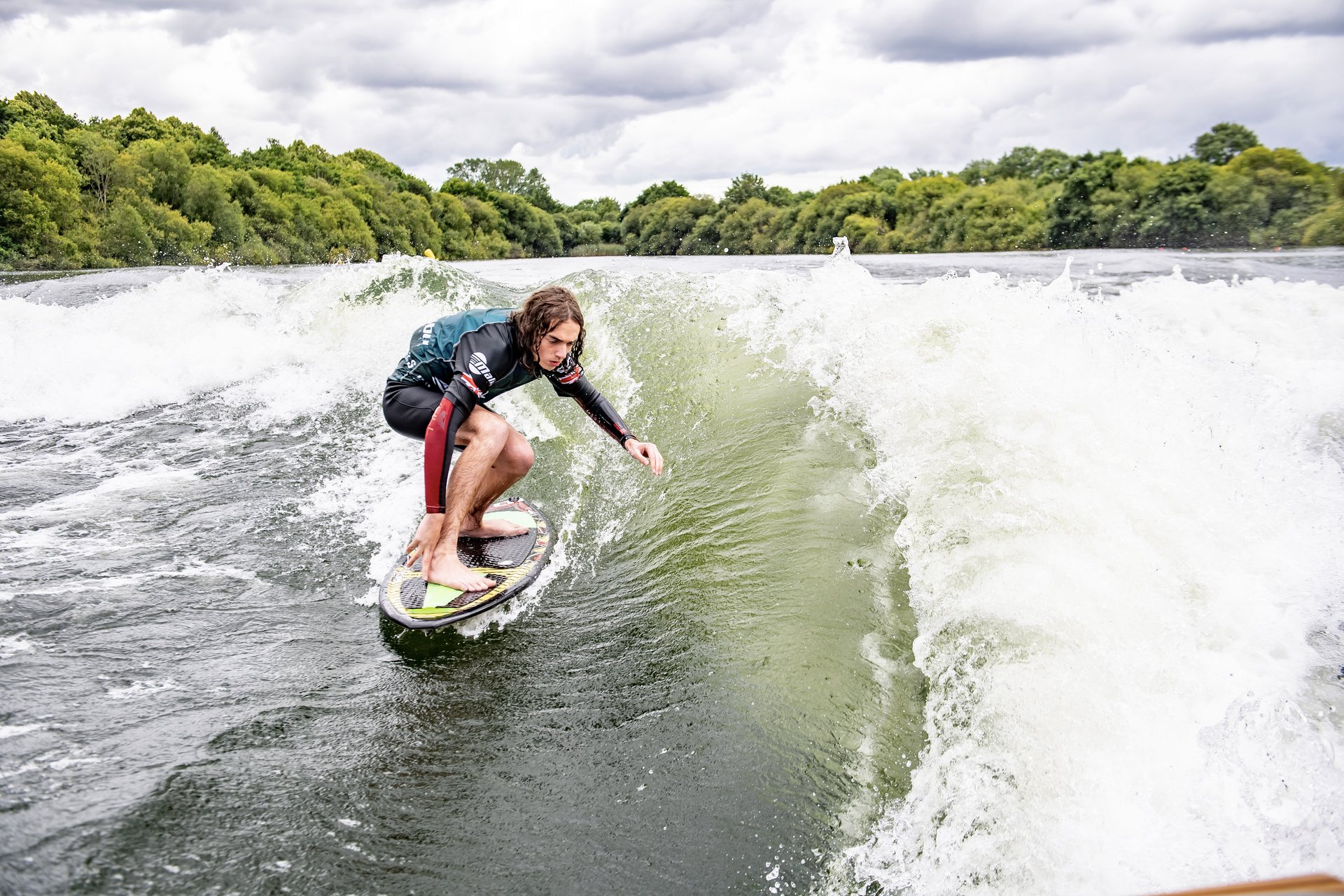 Ryan Thayne at the 2022 Malibu Boats UK Wakesurf Nationals